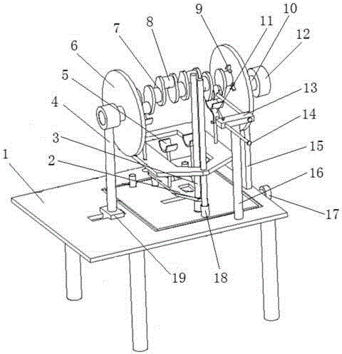 Crankshaft brush plating platform