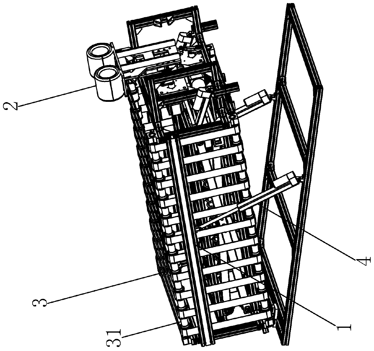 Vertebral column carding bed