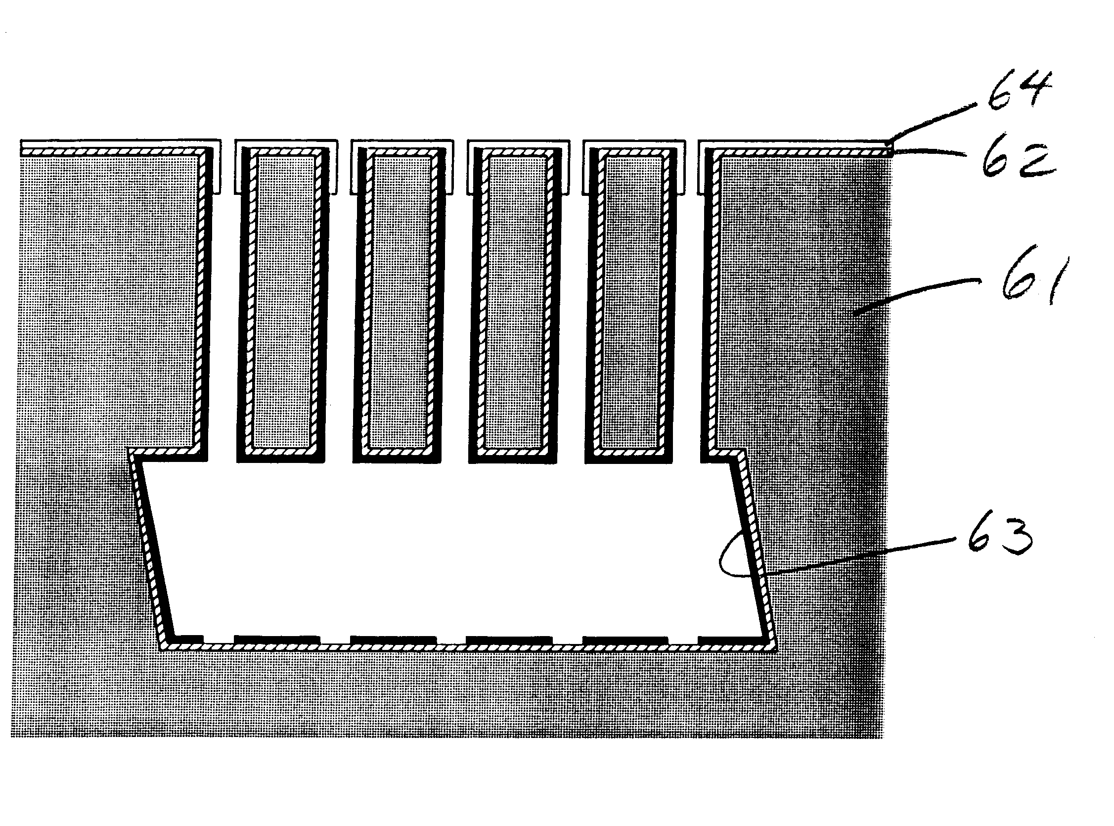 Triple layer isolation for silicon microstructure and structures formed using the same