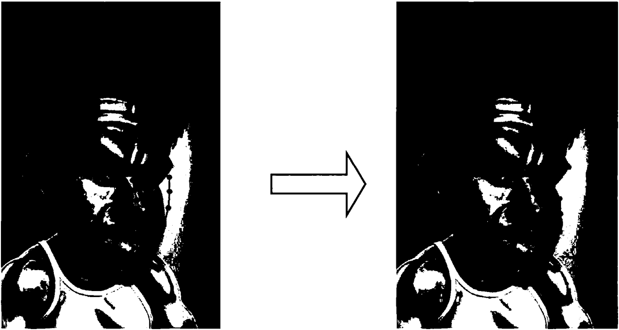 Three-dimensional exaggerated face generation method based on single irony portrait