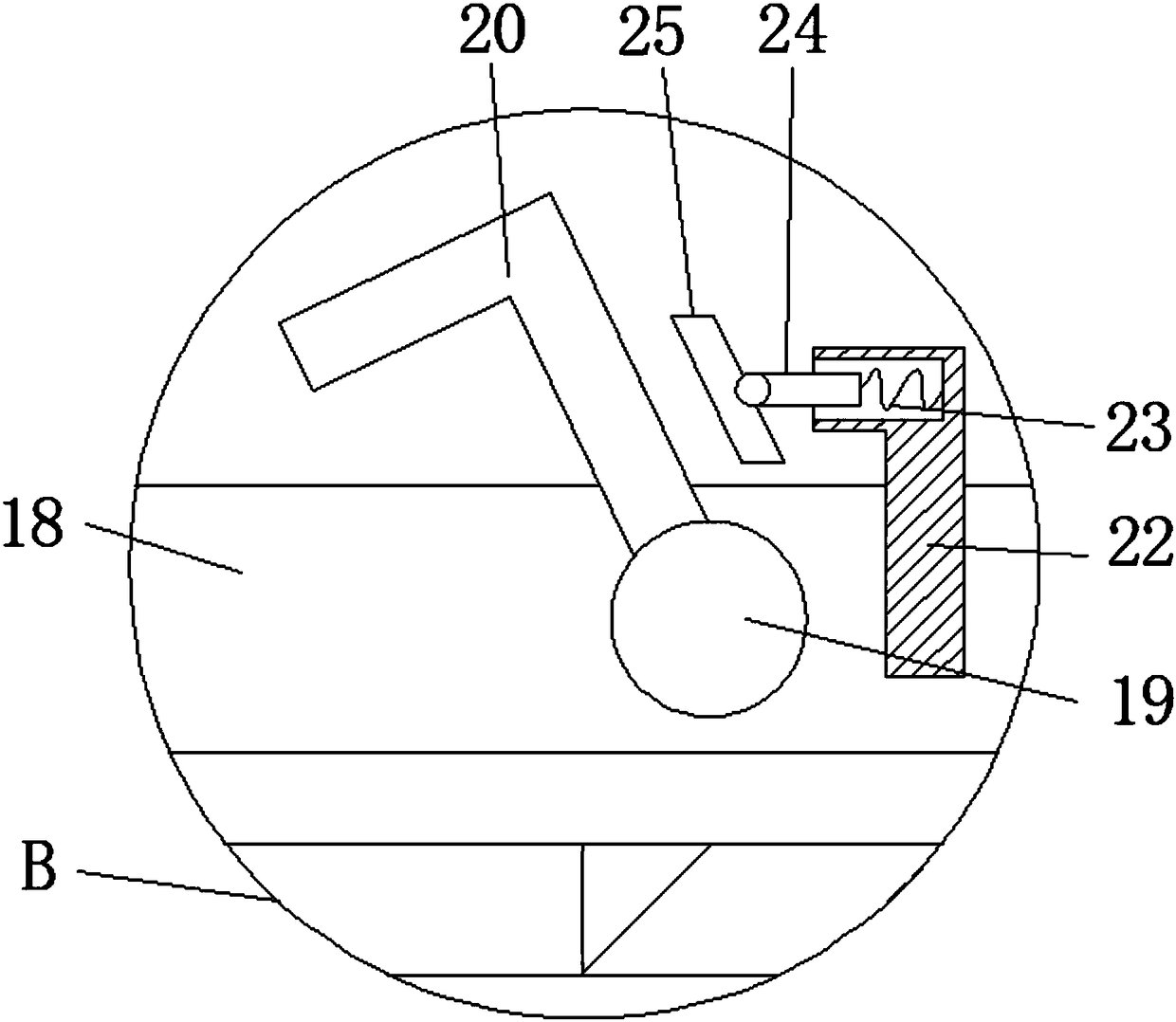 Forging press with buffering function for mechanical part processing