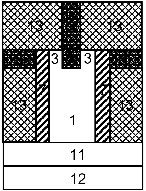 H-shaped gate-controlled drain-source resistance-variable conductivity type adjustable transistor and manufacturing method thereof