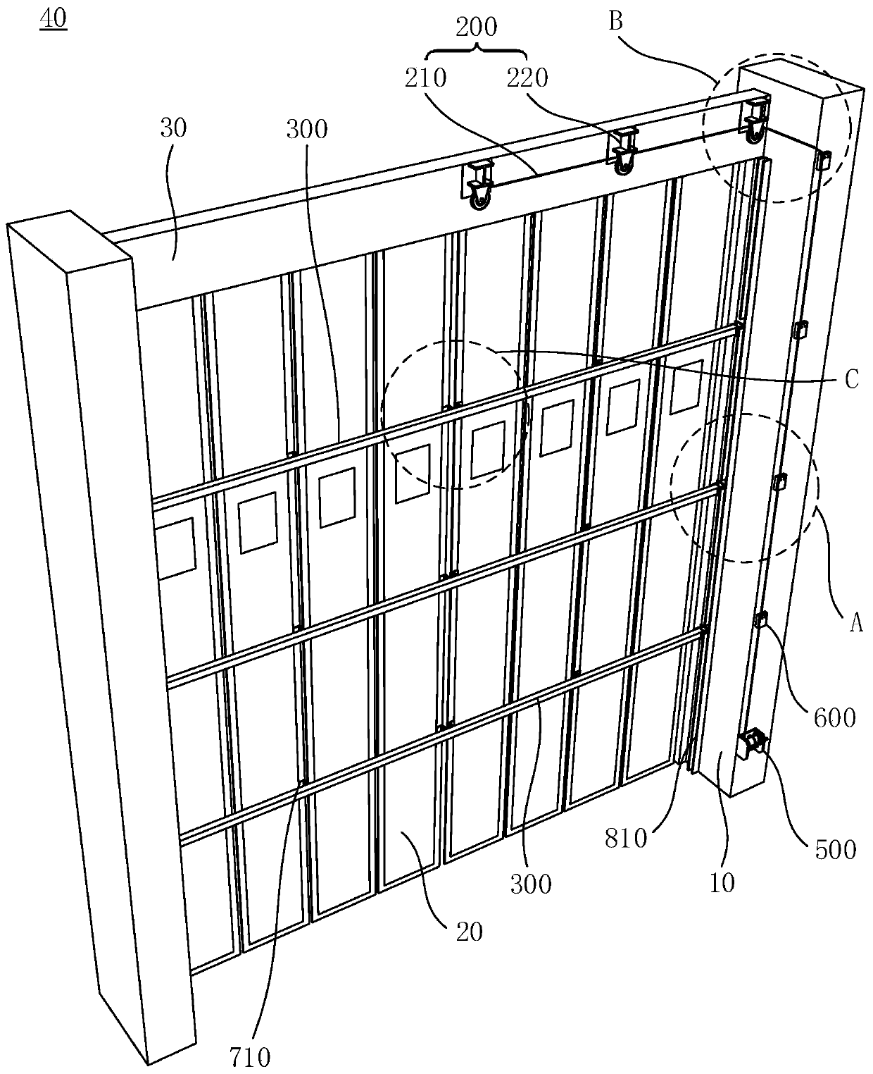 Anti-typhoon device and model selection method of anti-wind rod