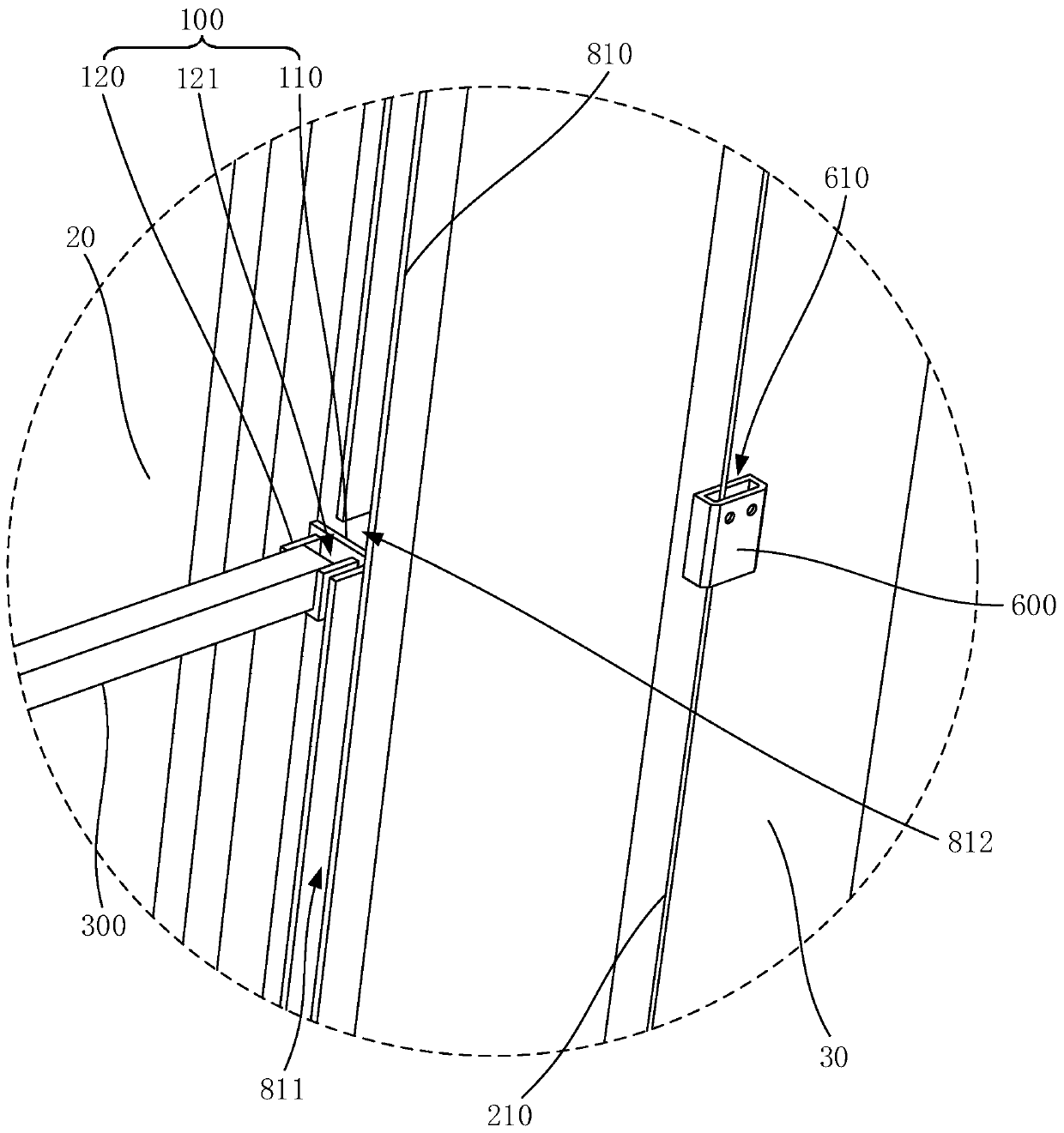 Anti-typhoon device and model selection method of anti-wind rod