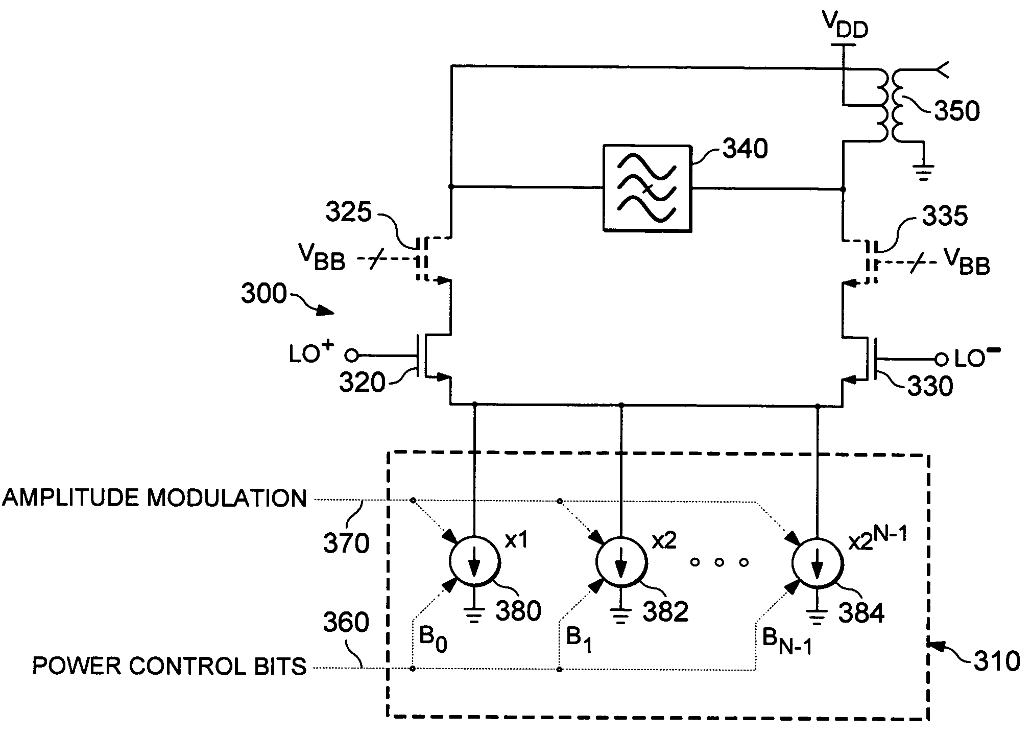 DAC based switching power amplifier