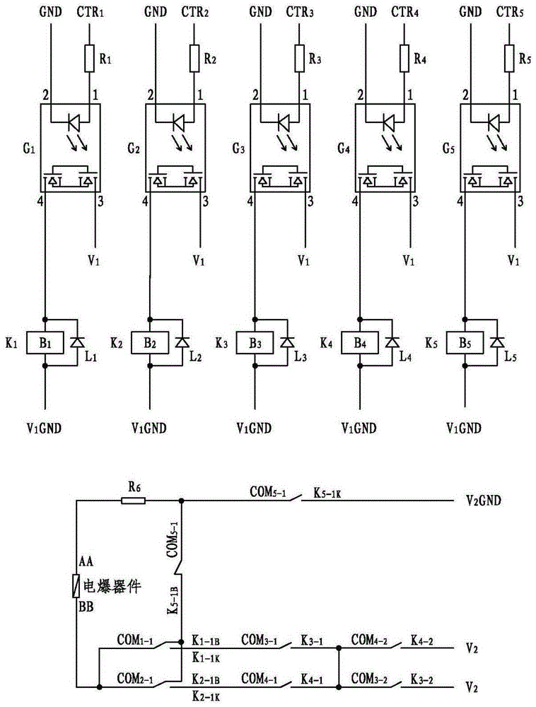 An ignition circuit applied to electric explosive device