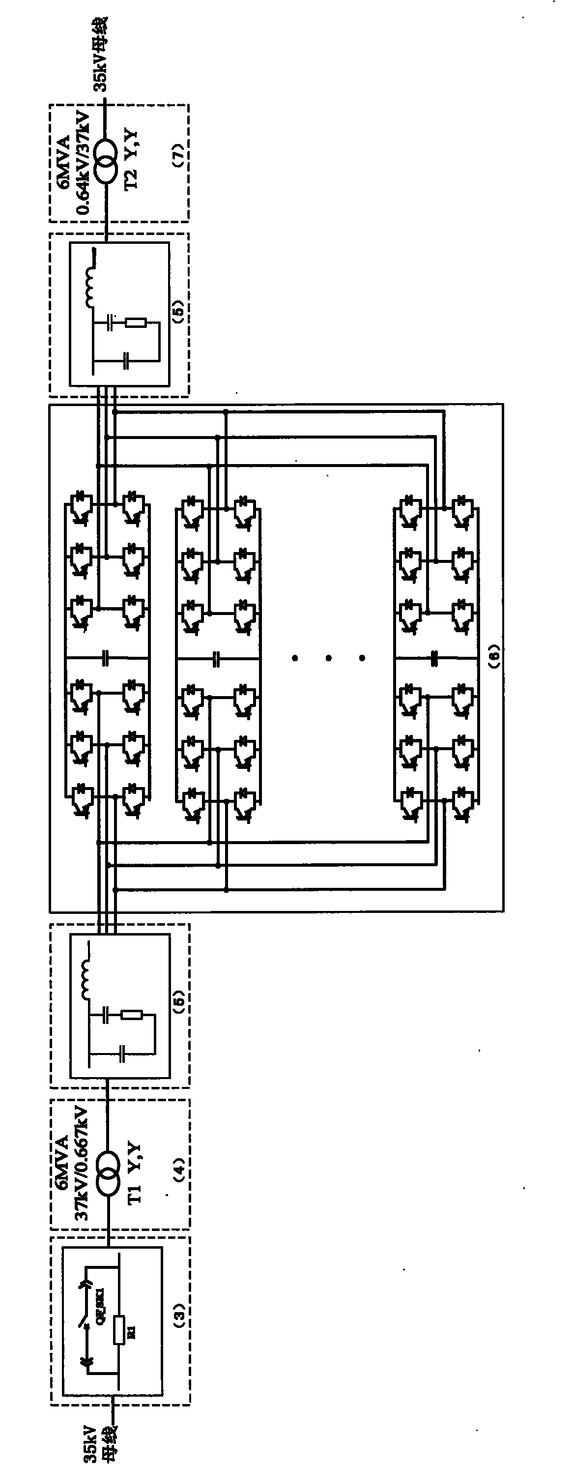 Disturbance generation device for wind power station