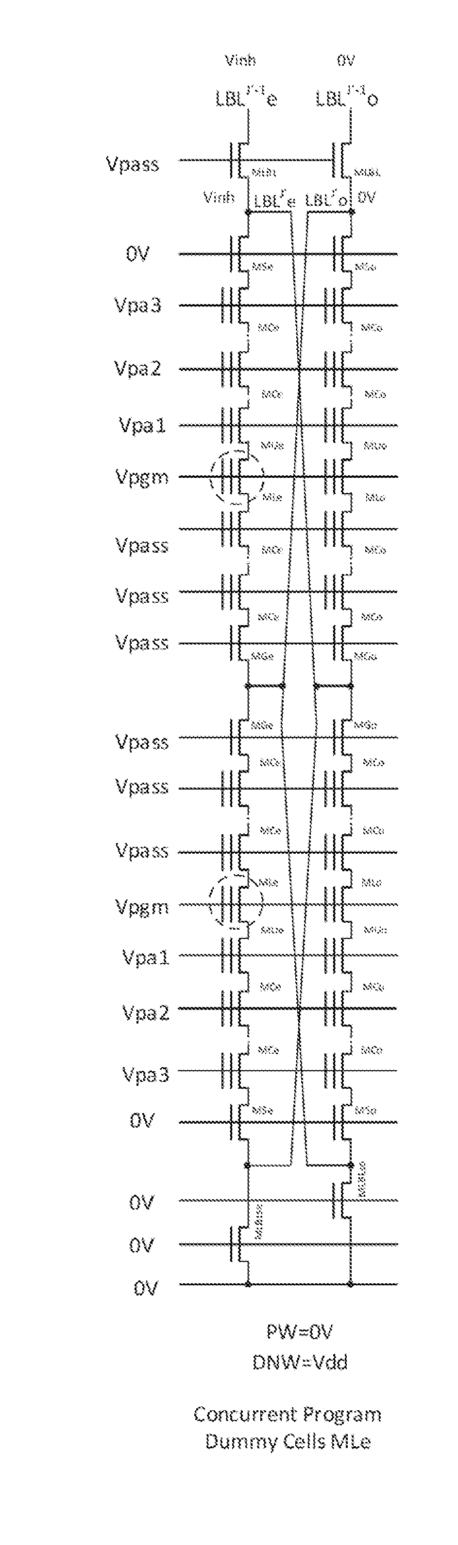 Vsl-based vt-compensation and analog program scheme for NAND array without csl