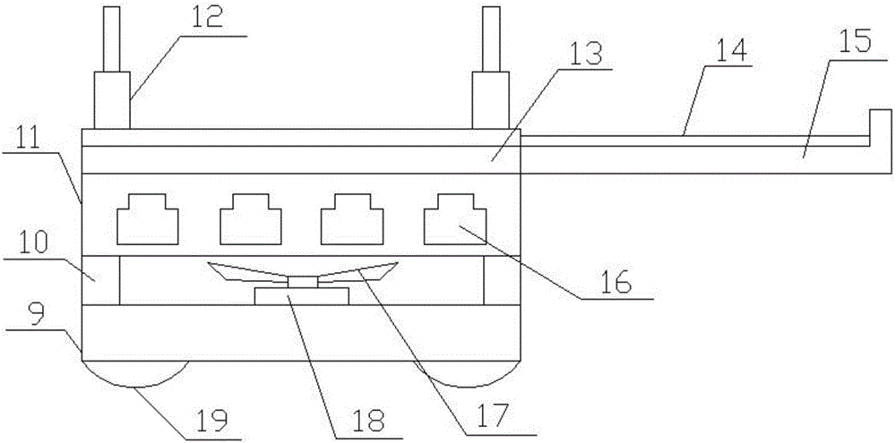 Dustproof router easy to mount