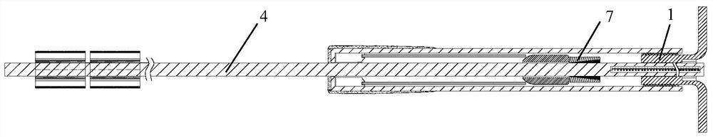 Anti-shear, energy-absorbing, scour-increasing, resistance-increasing anchor cables and coupling anti-scourage method for supporting and unloading couplings in thick top-coal roadway