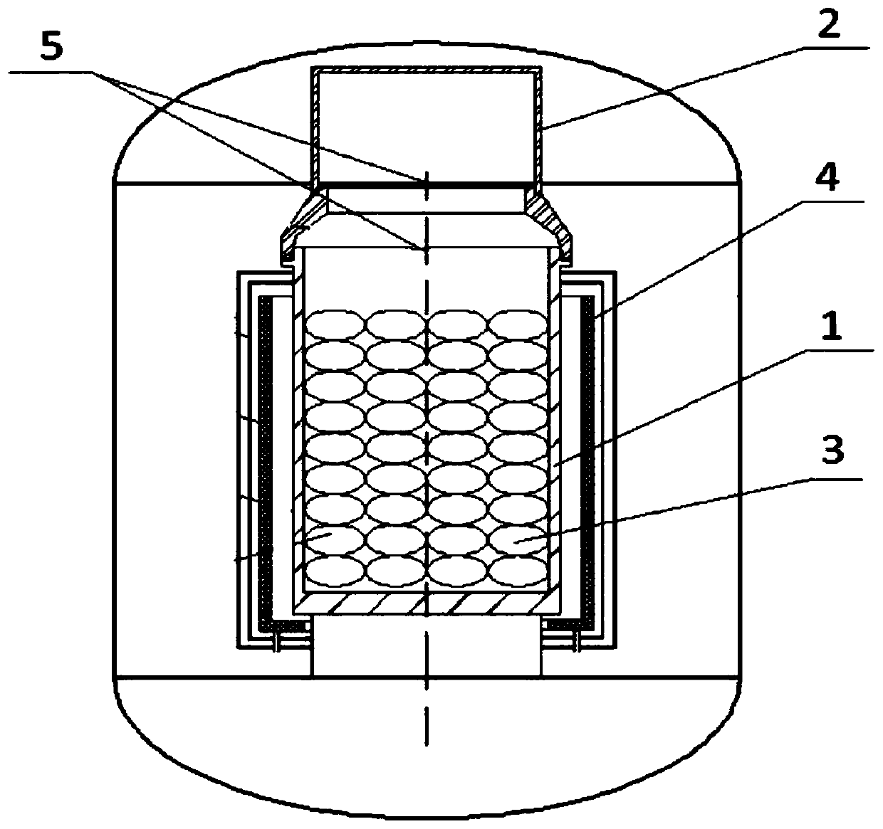 Vacuum smelting furnace and method for preparing high-purity metal ytterbium through one-time continuous reduction distillation