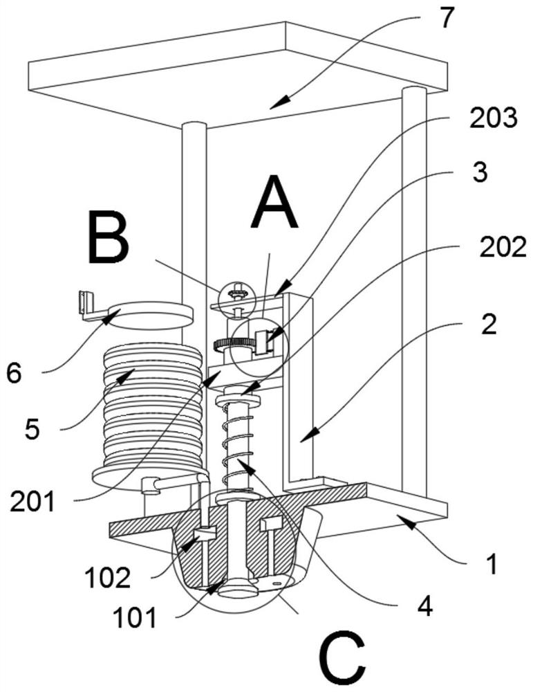 A ejection and demoulding mechanism applied to stamping dies