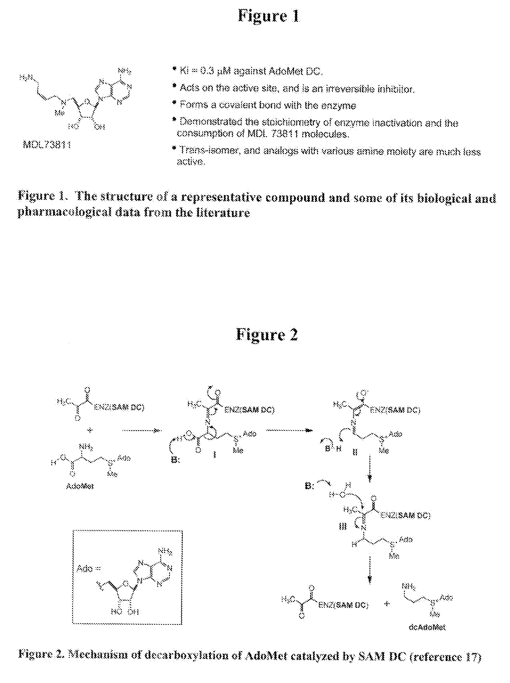 Inhibitors of s-adenosyl-l-methionine decarboxylase