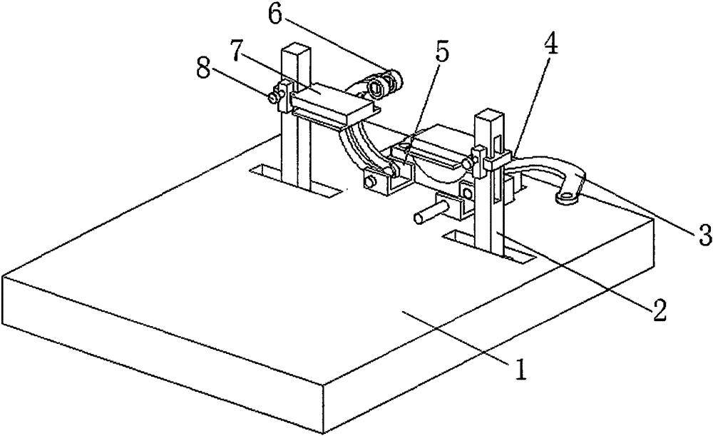 Neck fixing device for emergency surgery