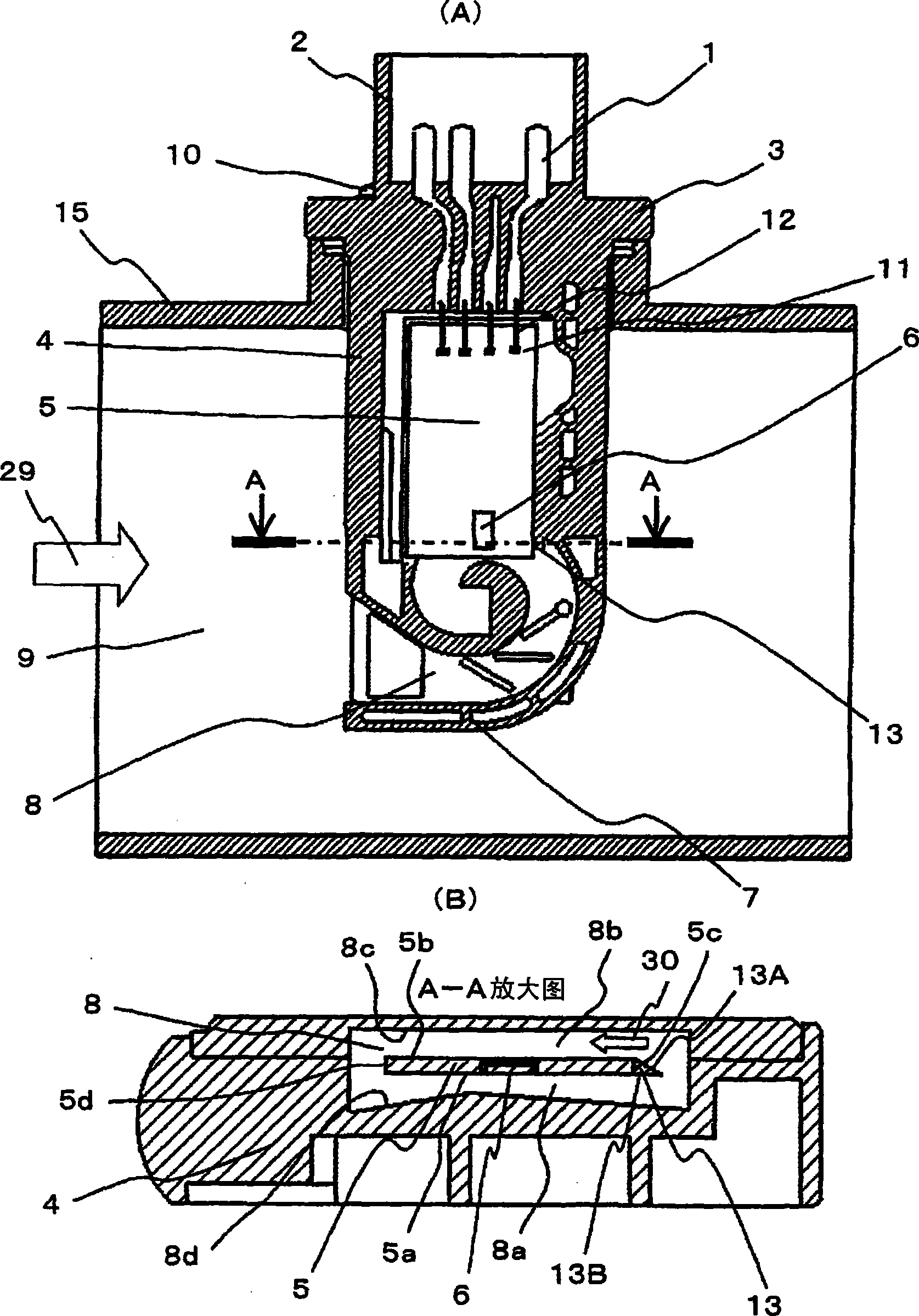 Air flow measuring instrument