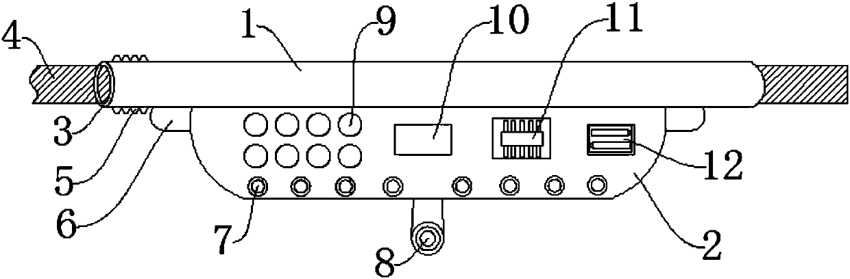 Transmission line conductor insulating sheath warning device