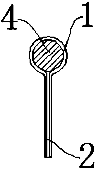 Transmission line conductor insulating sheath warning device