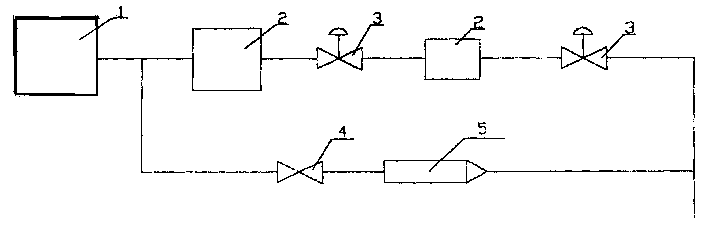 Energy-saving decompression gas supply method for natural gas and its equipment