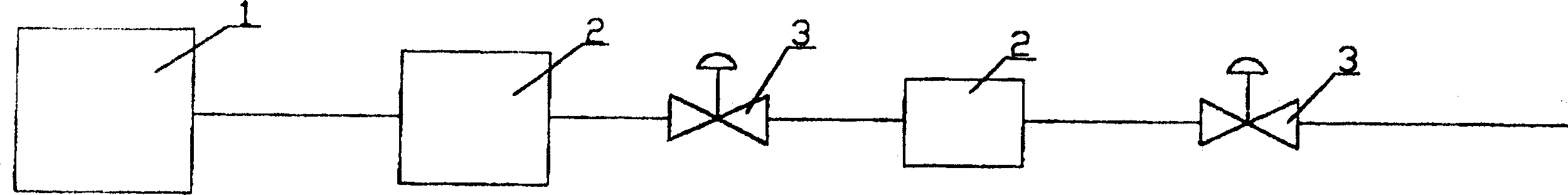 Energy-saving decompression gas supply method for natural gas and its equipment