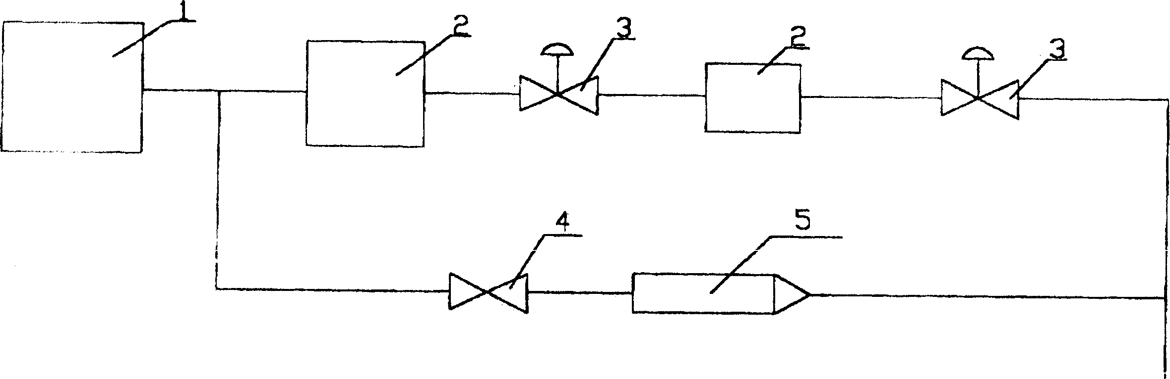 Energy-saving decompression gas supply method for natural gas and its equipment