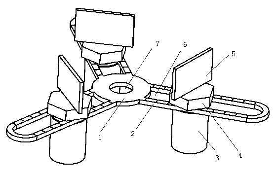 Pipe installation centralized positioning device and positioning method thereof