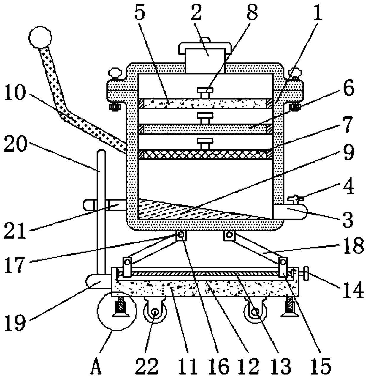 Drinking water purification device with convenience in energy saving for environment engineering