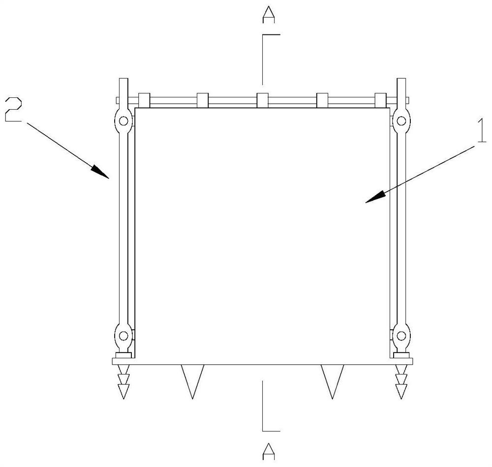 A box-type gardening tent with good fixing effect