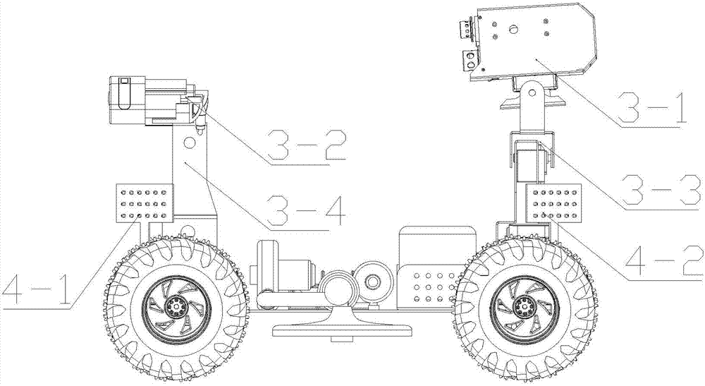 Telescopic fully automatic cleaning robot and working method suitable for expressways