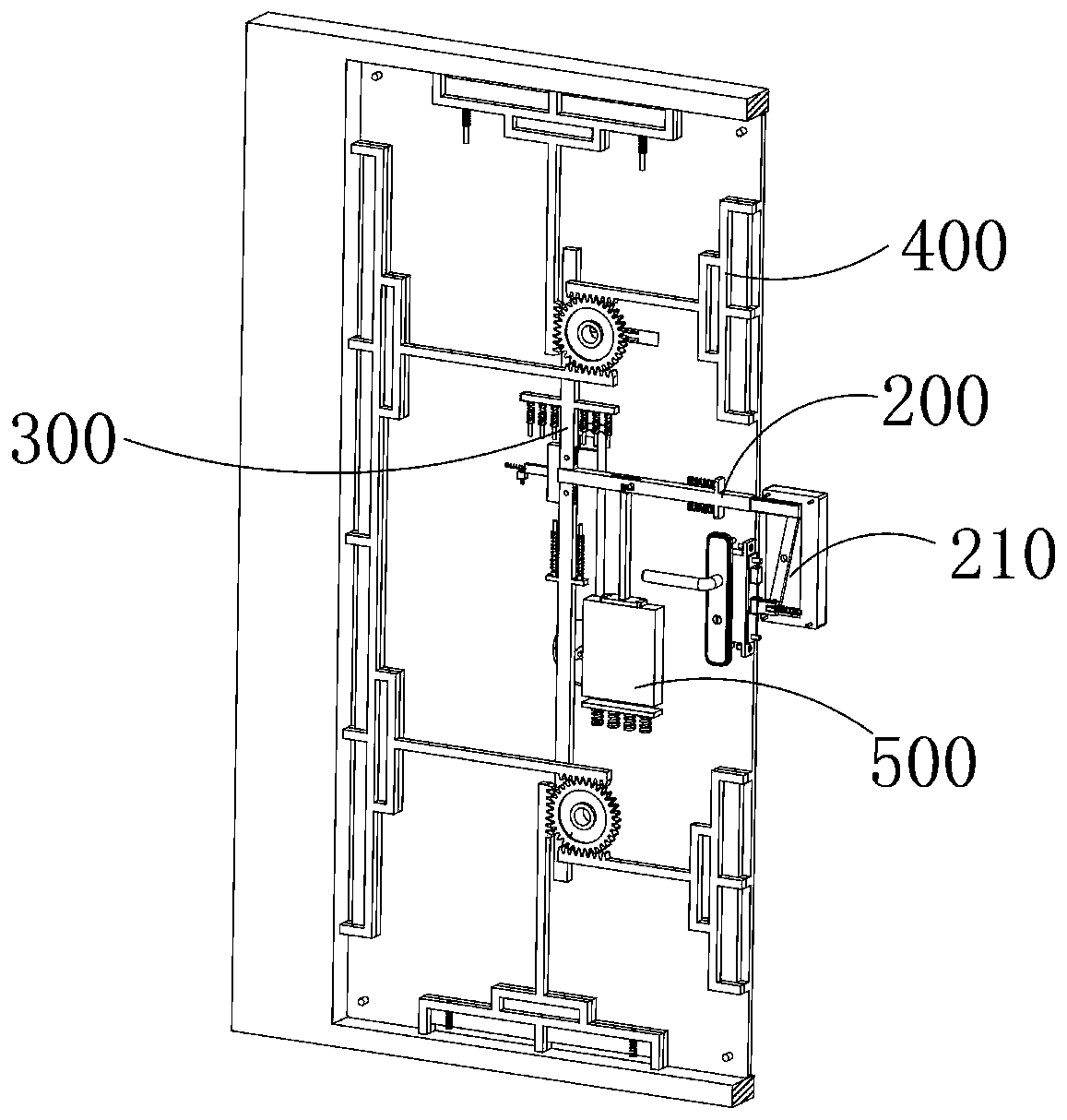 Multi-level protection anti-theft door