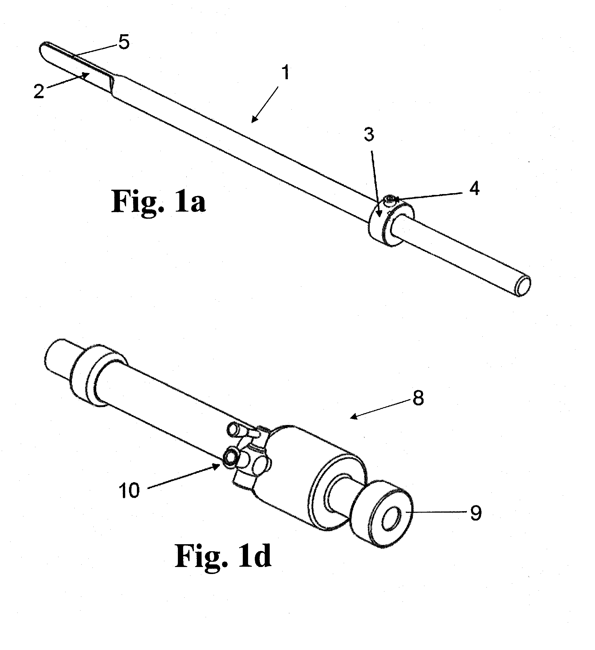 System and method for assisting the positioning of medical instruments