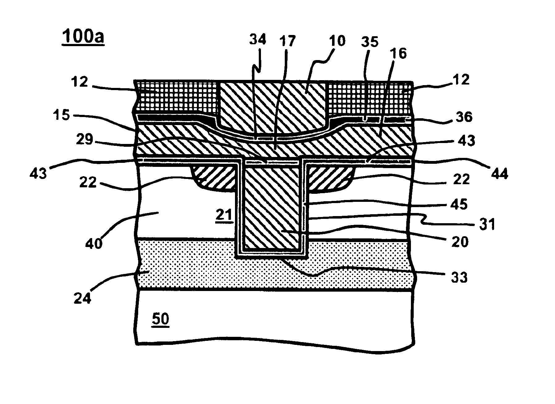 Floating-gate memory cell having trench structure with ballistic-charge injector, and the array of memory cells