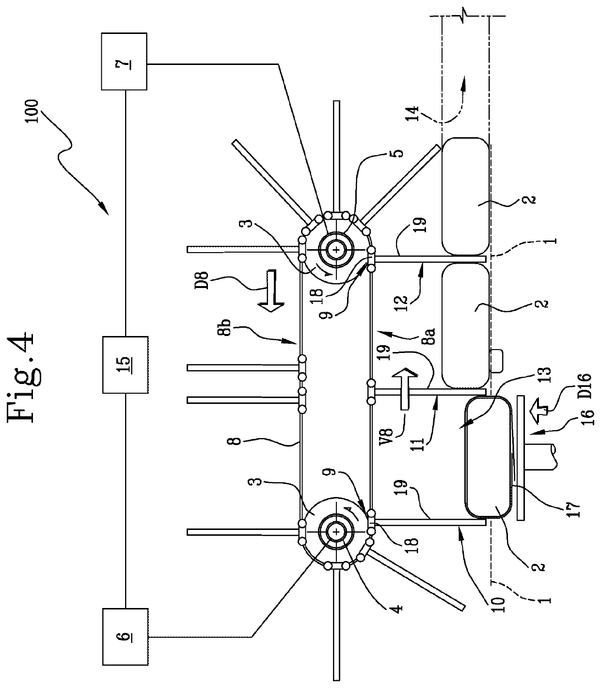 Machine for packaging soft products