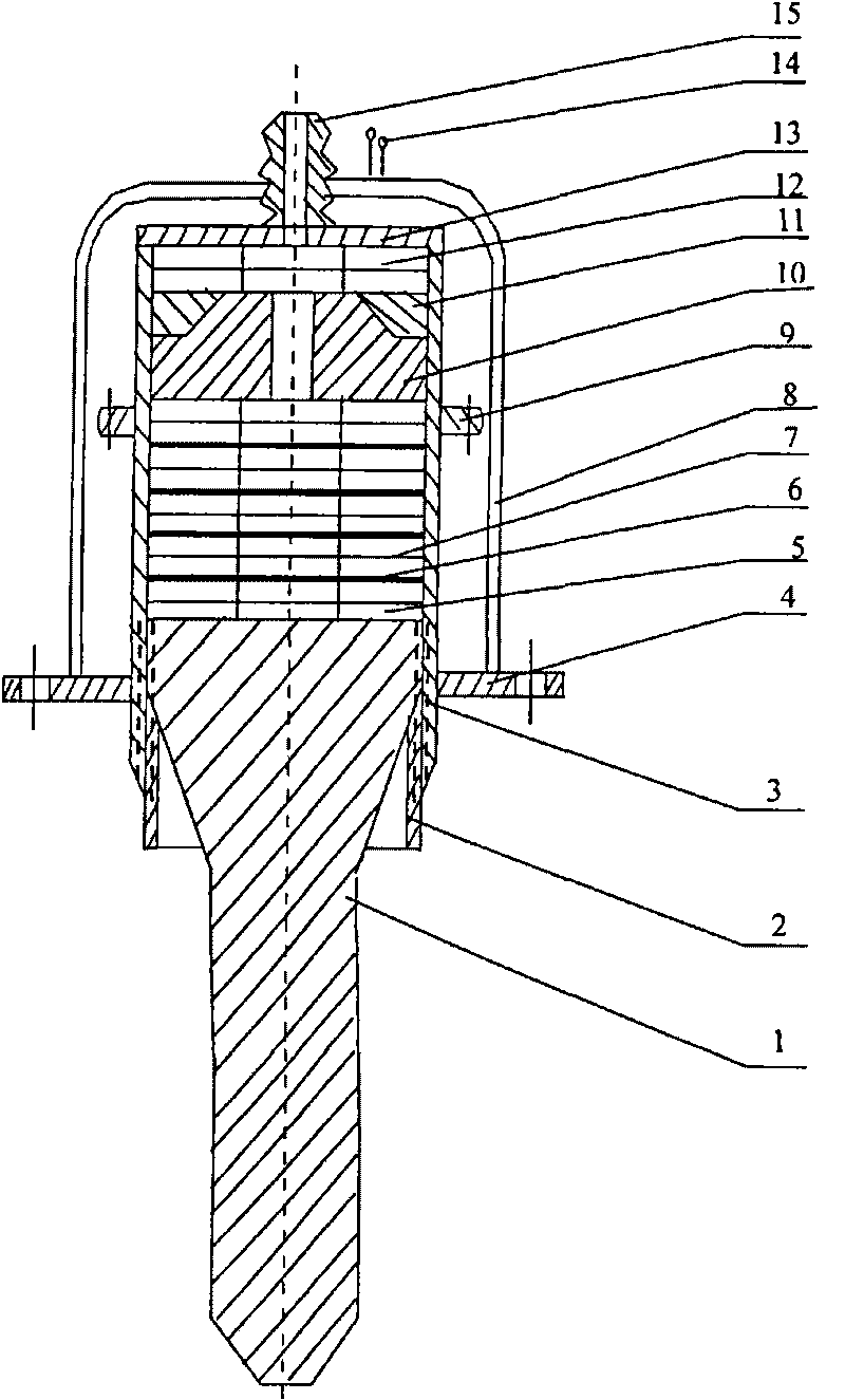 Crude oil ultrasonic emulsion breaking dehydrating device and emulsion breaking dehydrating method thereof