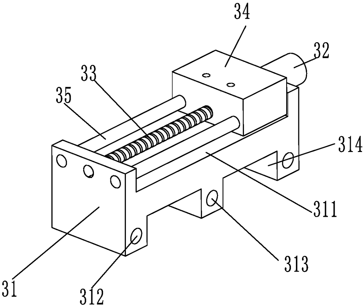 Overhead transmission line grounding line repair device and repair method