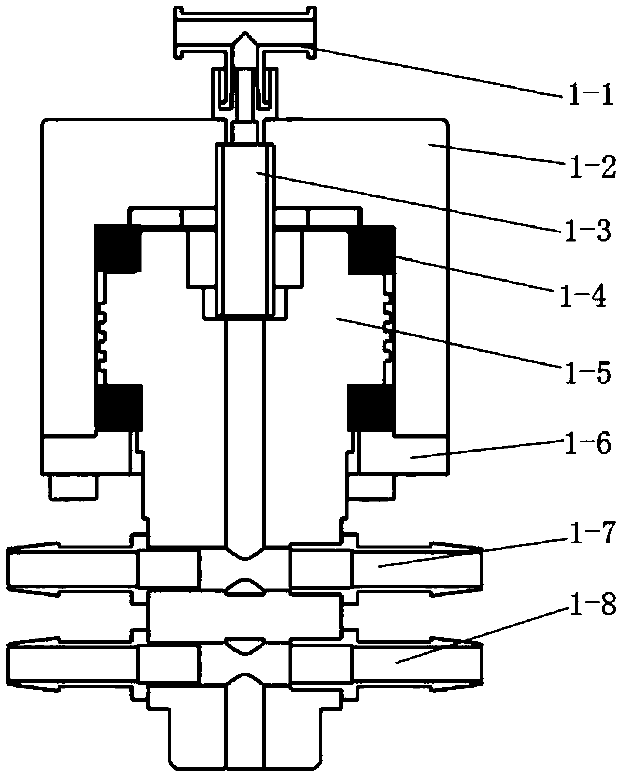 Continuous type centrifugal machine used for cell separation