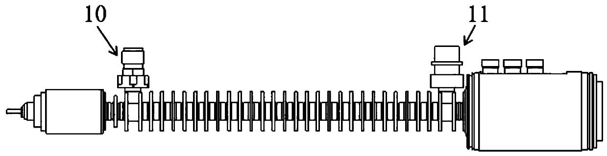 Traveling wave tube slow wave system and traveling wave tube comprising same, and traveling wave tube transceiver module