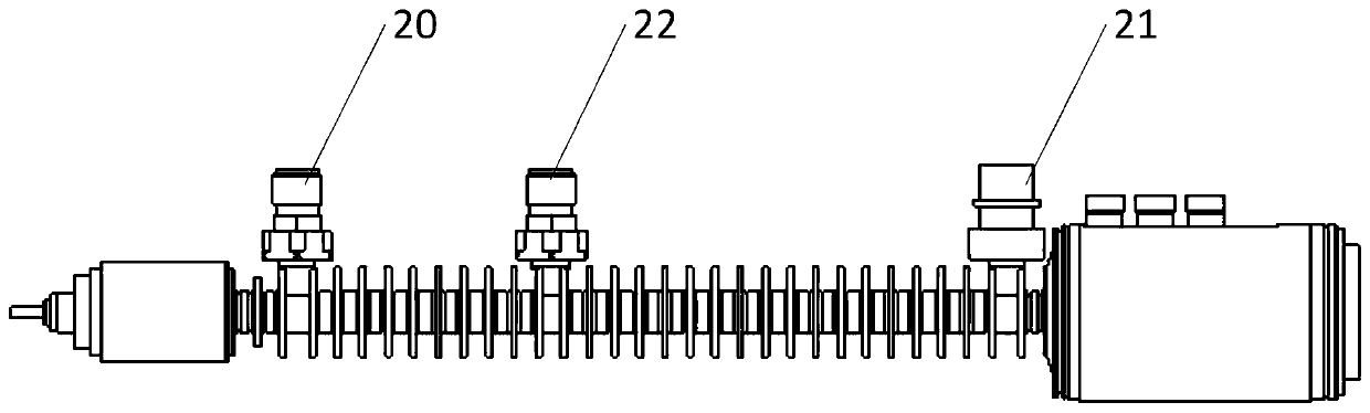 Traveling wave tube slow wave system and traveling wave tube comprising same, and traveling wave tube transceiver module