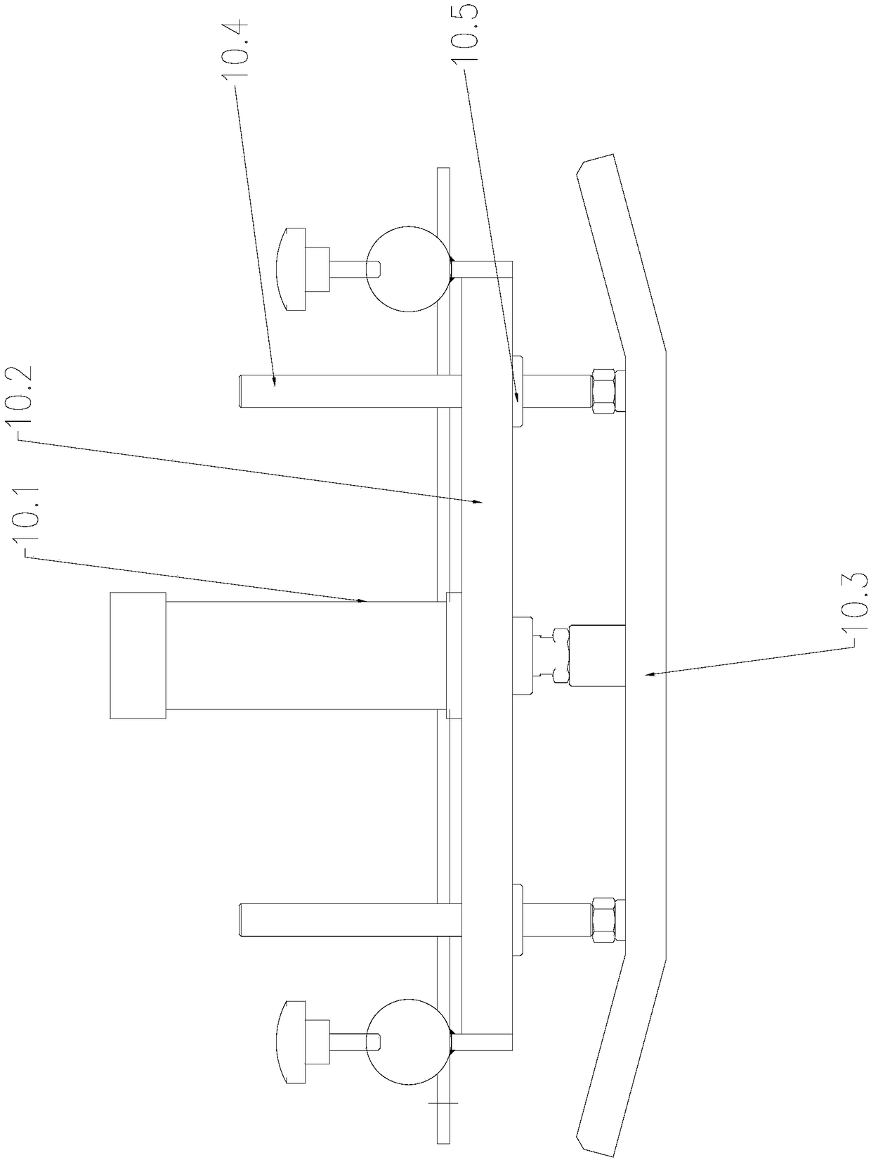 Automatic tray receiving and transmitting system