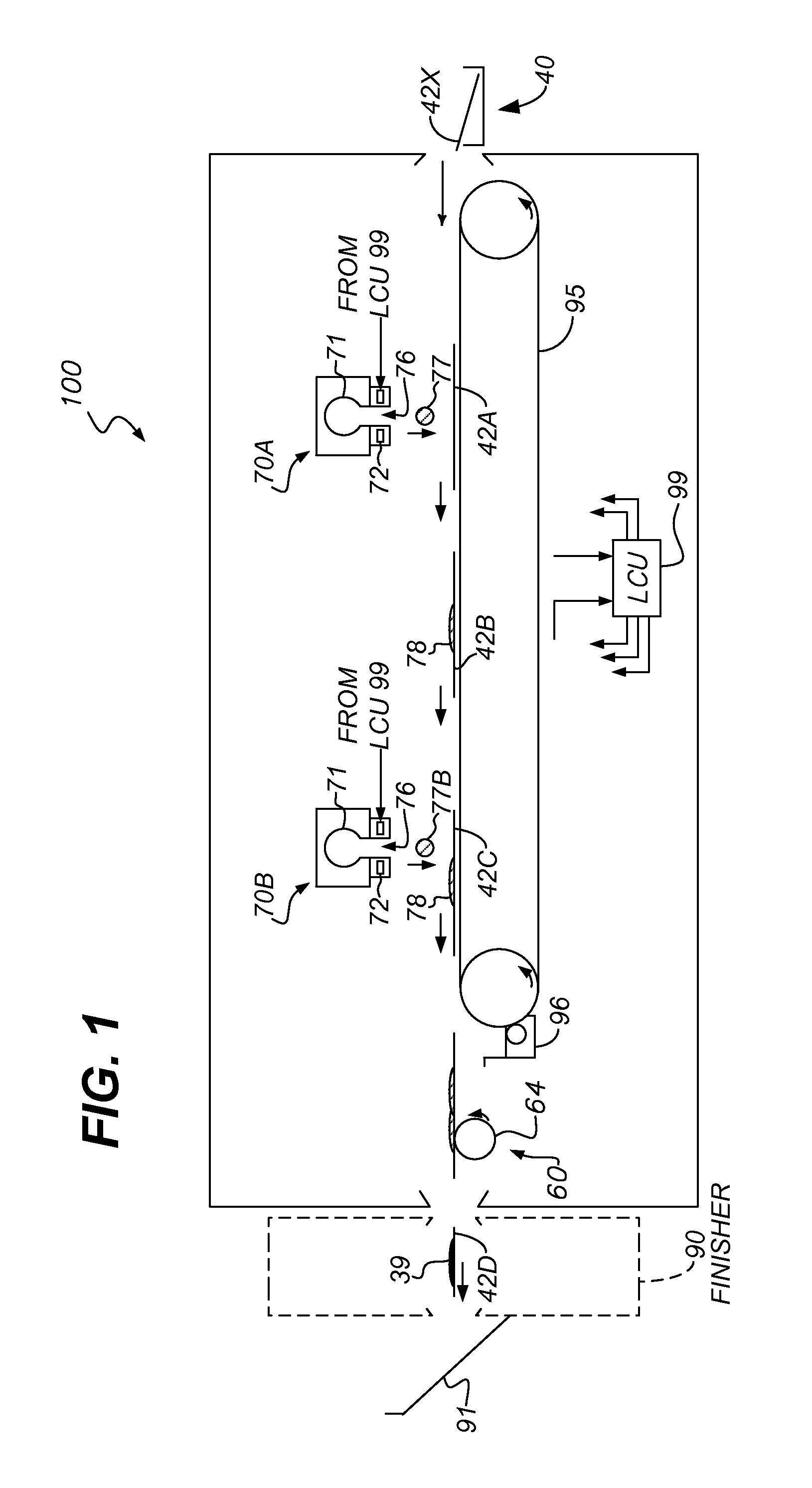 Barrier dryer with porous liquid-carrying material