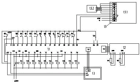 Two-section fire controller special for grain drier