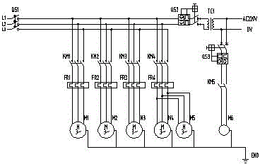 Two-section fire controller special for grain drier