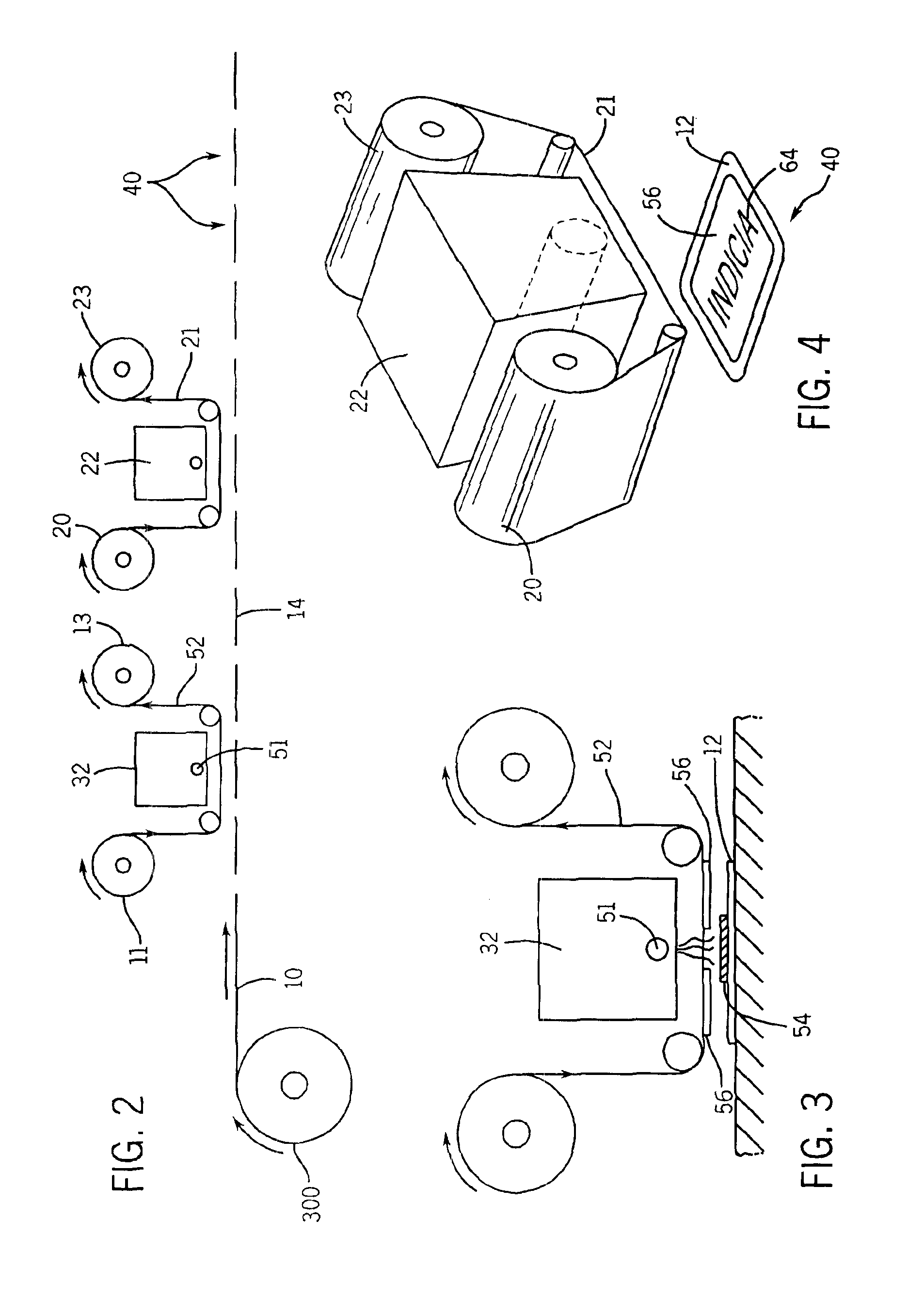 Method of printing, activating and issuing an activated time dependent label