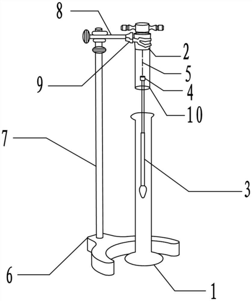 Automatic soil mechanical composition measuring device