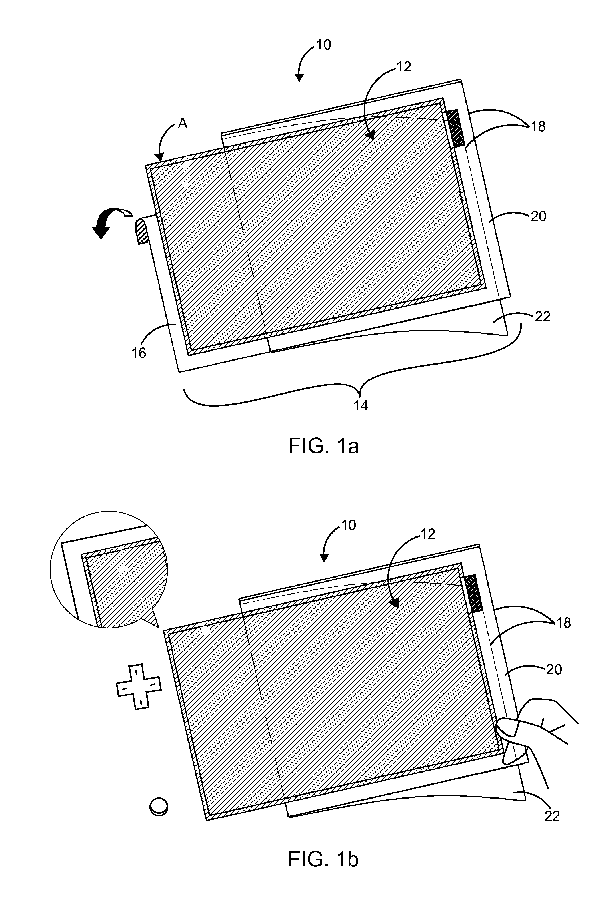 Sheet Affixing Structure