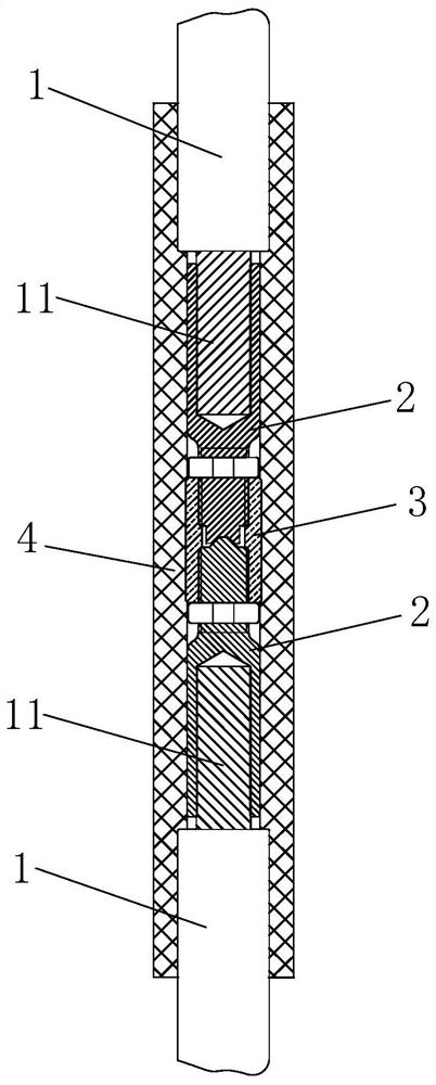 Cable quick connection structure