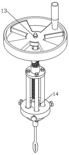 Labor-saving device used for repairing vacuum tire through rubber strip