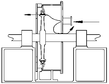 Dynamic sealing test device and sealing clearance adjustment method