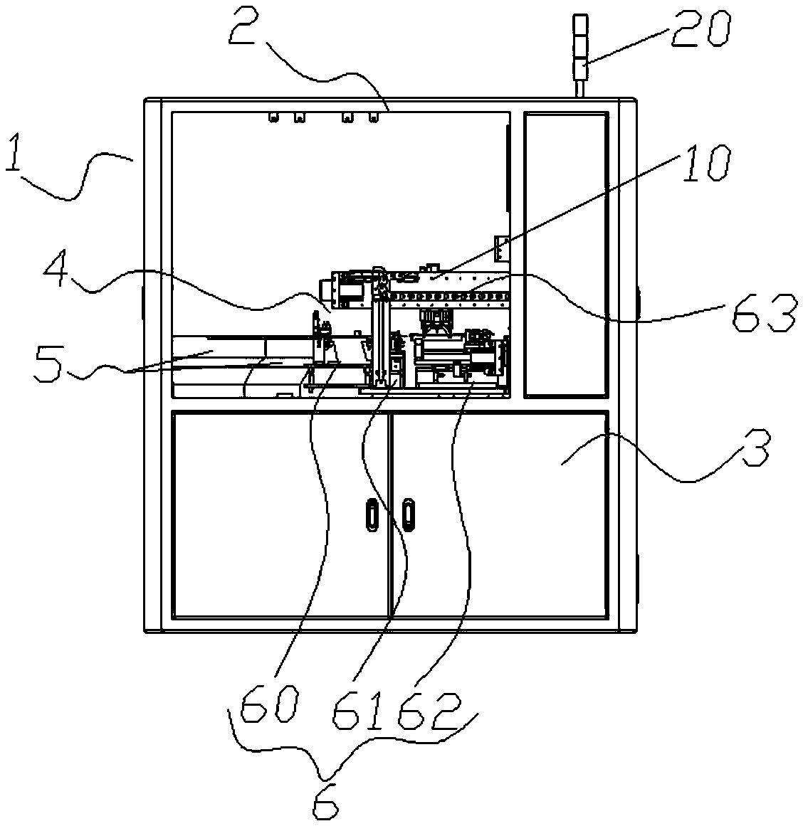 Automatic bead stringing equipment and automatic bead stringing method of stainless steel watchband parts