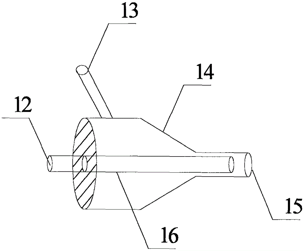 Liquid ring conveying system and method for high-thickness materials