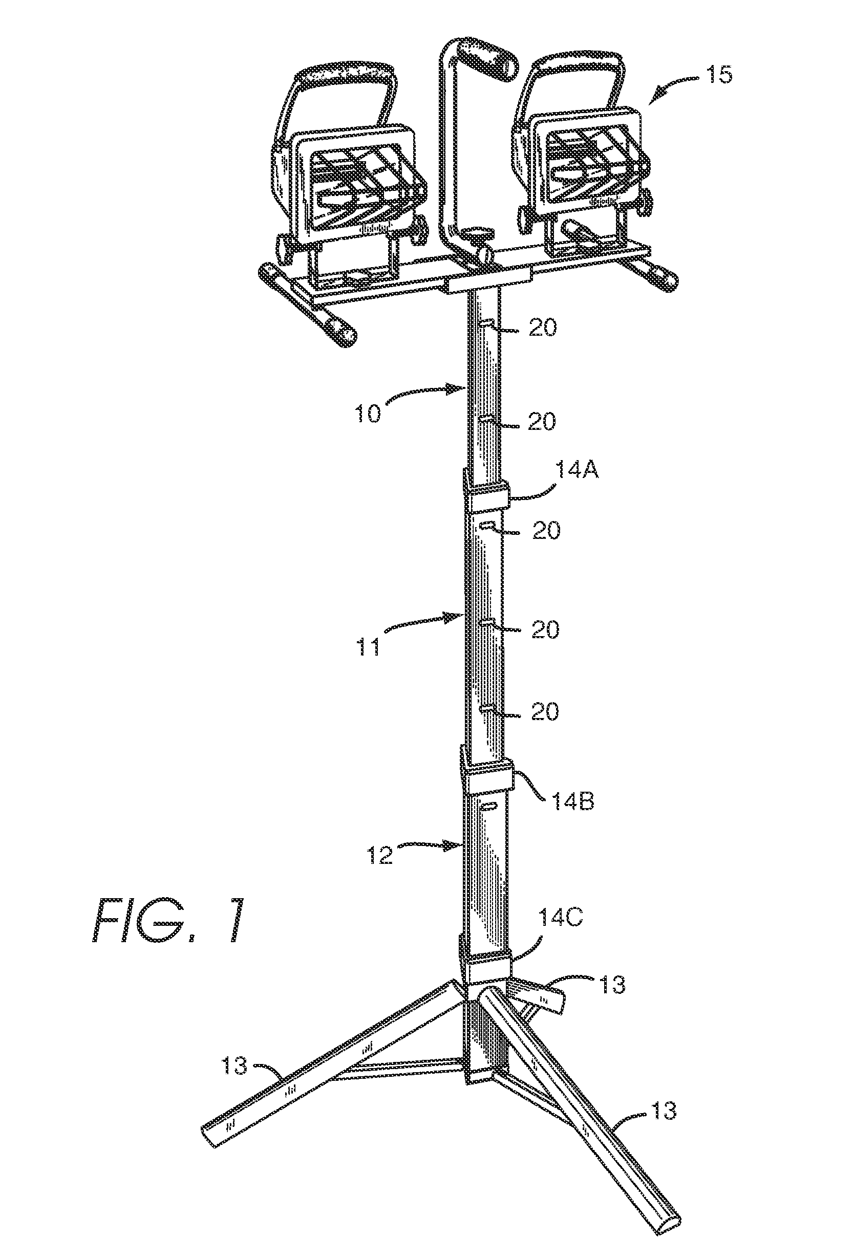 Locking Latch for Telescoping Tripod